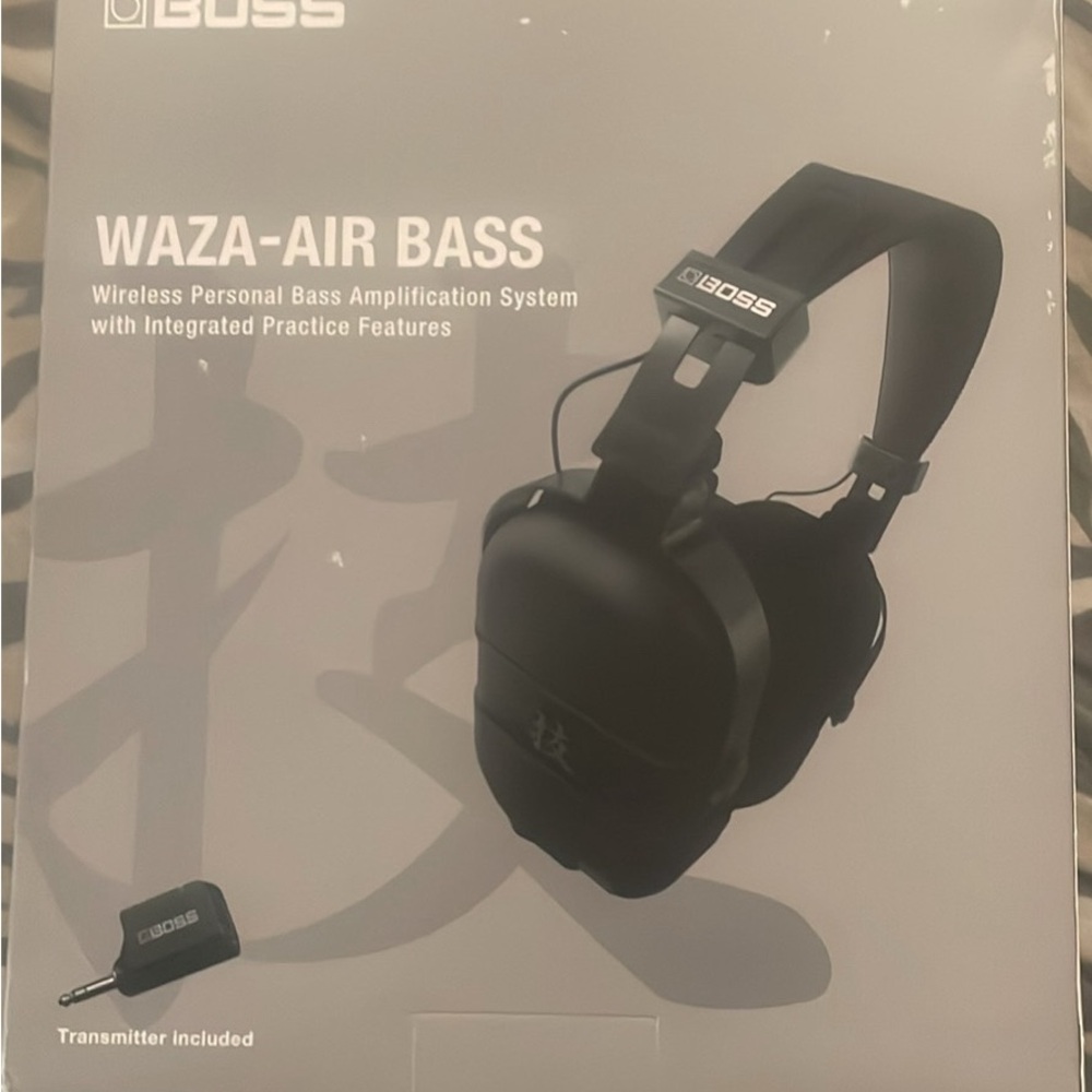Boss Waza-Air Bass Wireless Headphones - Black